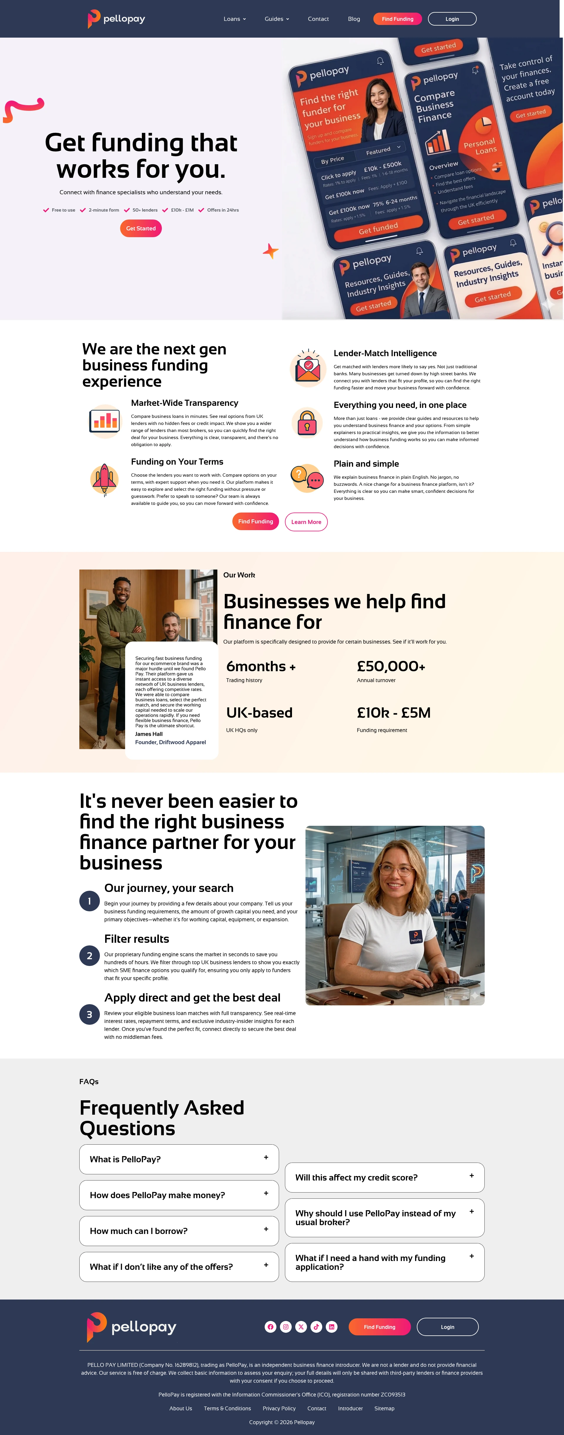 Pellopay website preview