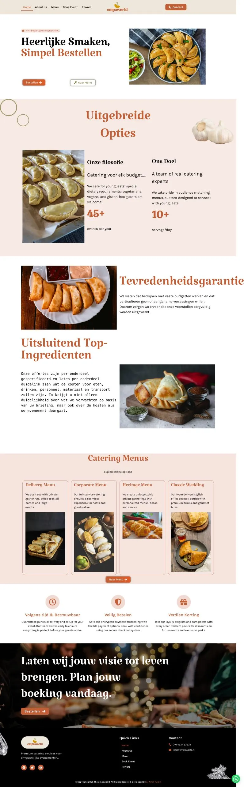 Empa World website preview