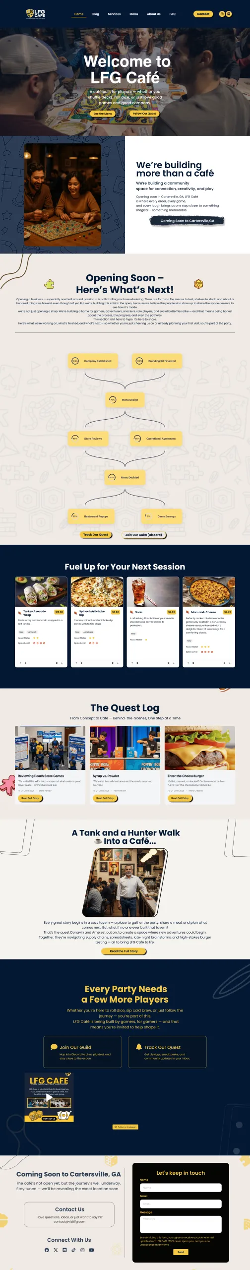 Visit LFG website preview